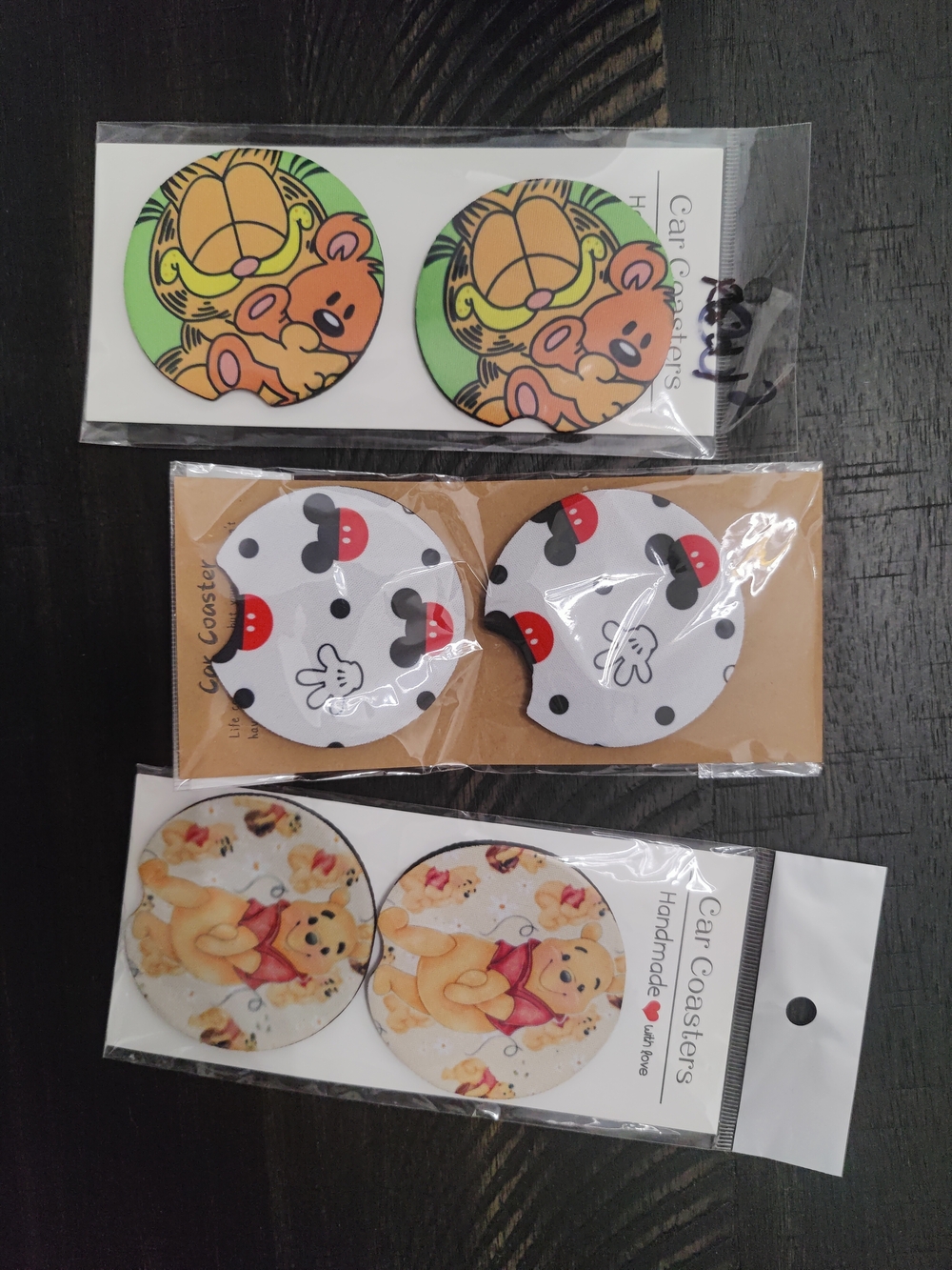 NWT Car Coaster Set - CHOICE OF ONE